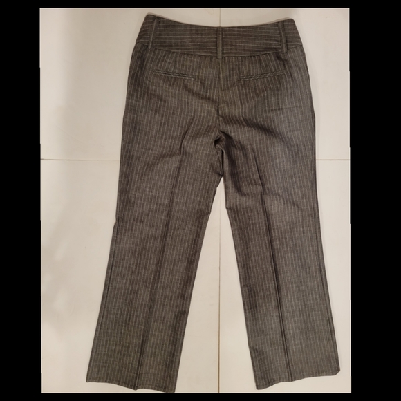 I.N. Studio Gray&White Pin-Stripe Career Pants 8P - Picture 2 of 8